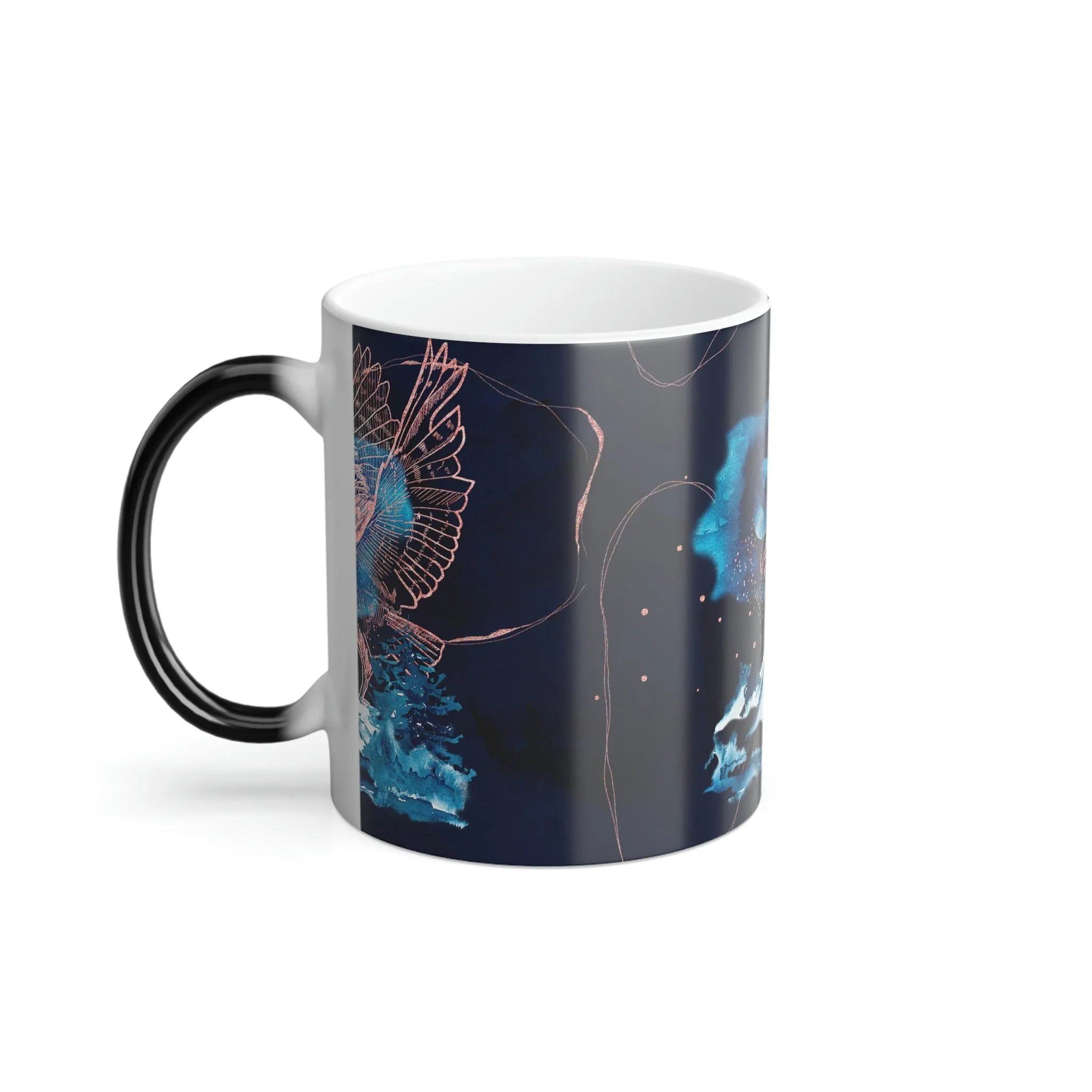 Starry night owl 11oz Color Morphing Mug