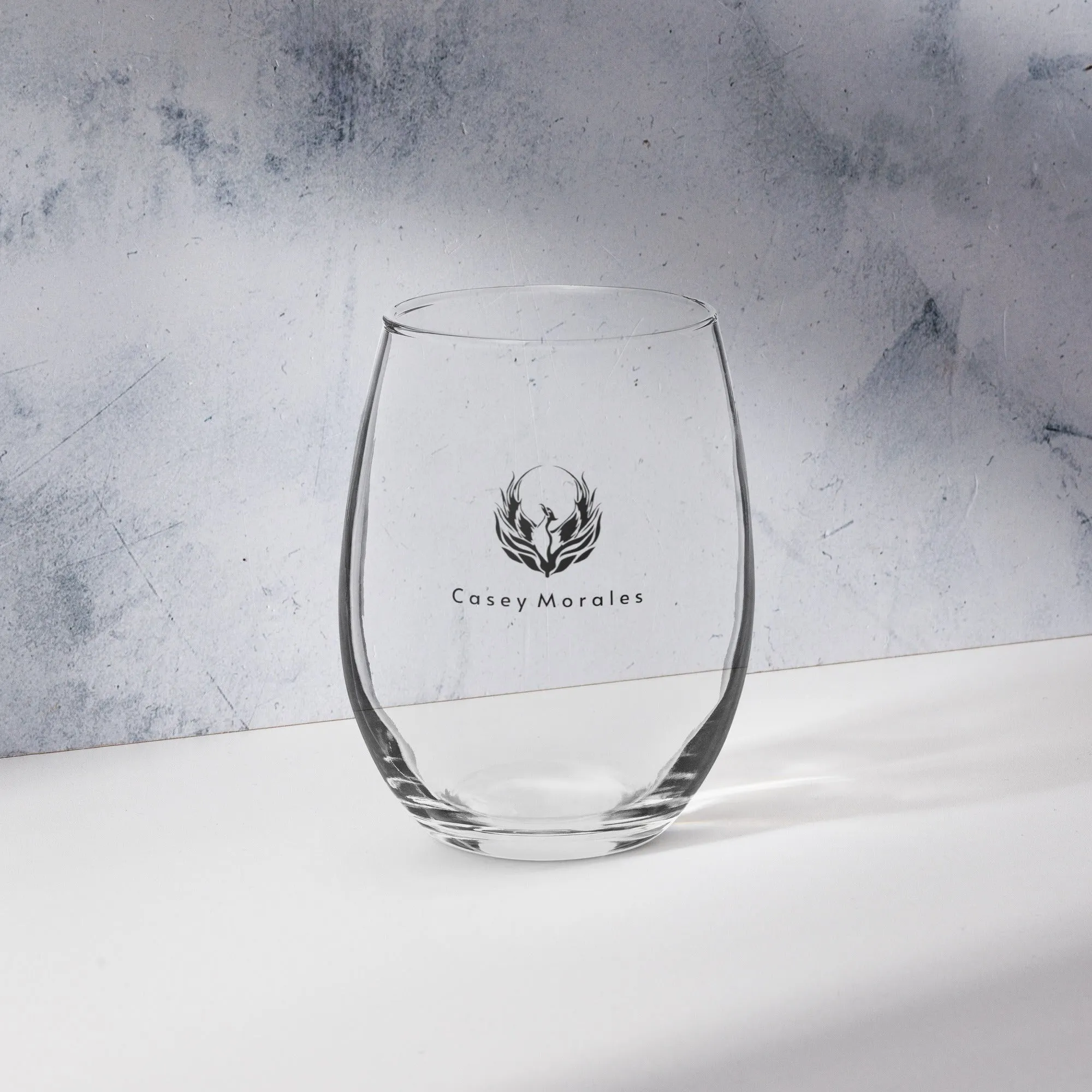 Stemless wine glass: The Phoenix