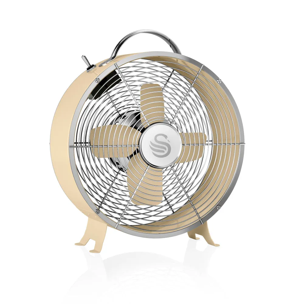 Swan Retro 8 Inch Clock Fan