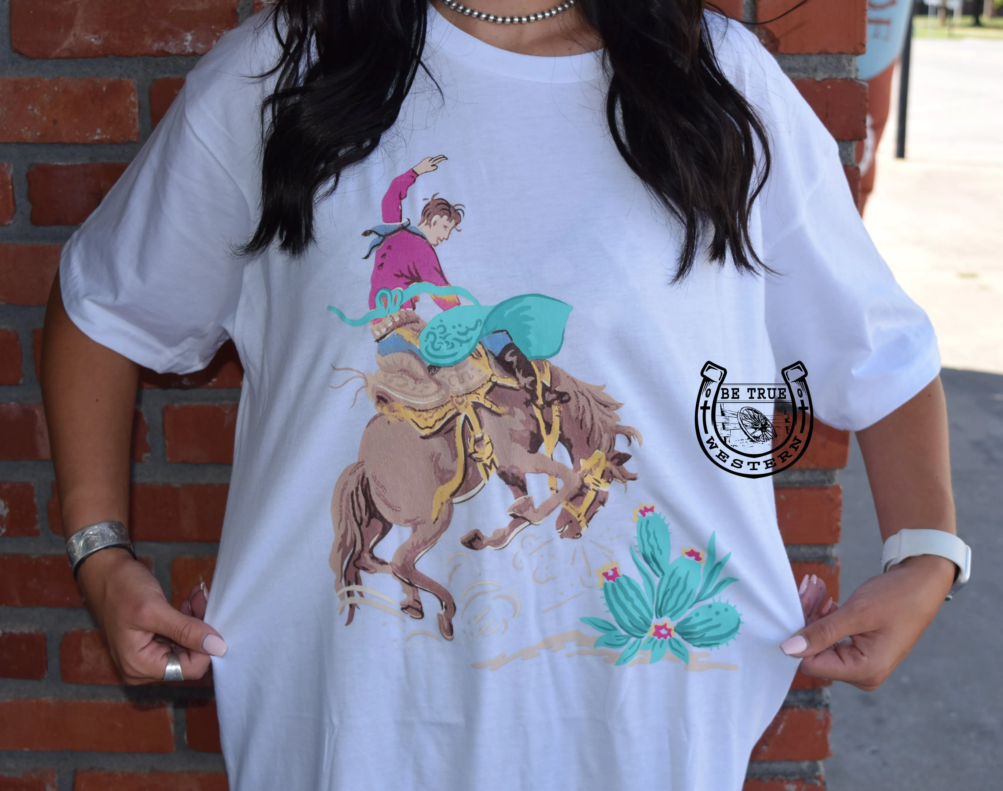 The Bronc Wild T-Shirt Dress