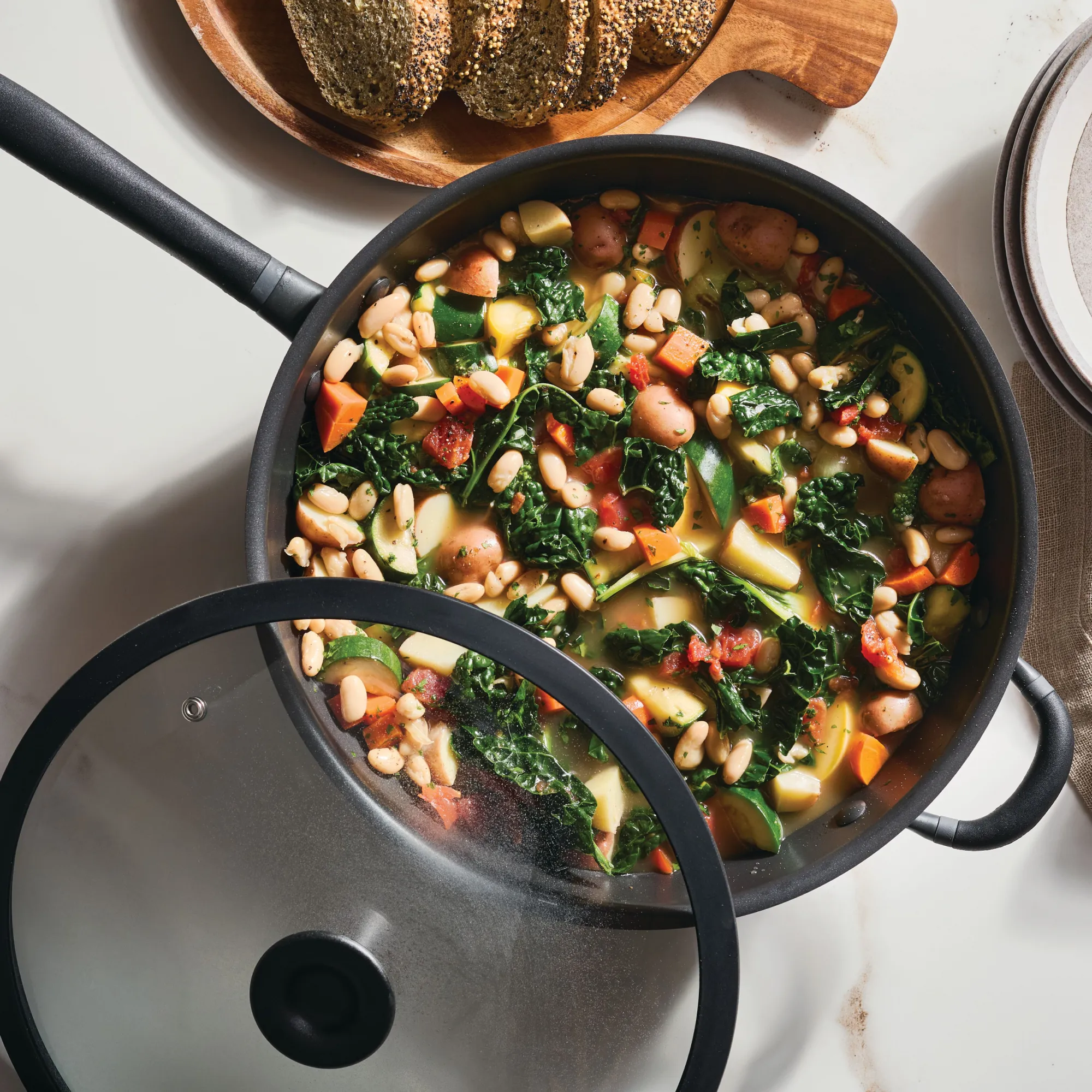 The io Nonstick Flat Bottom Wok: Designed With Chef David Chang