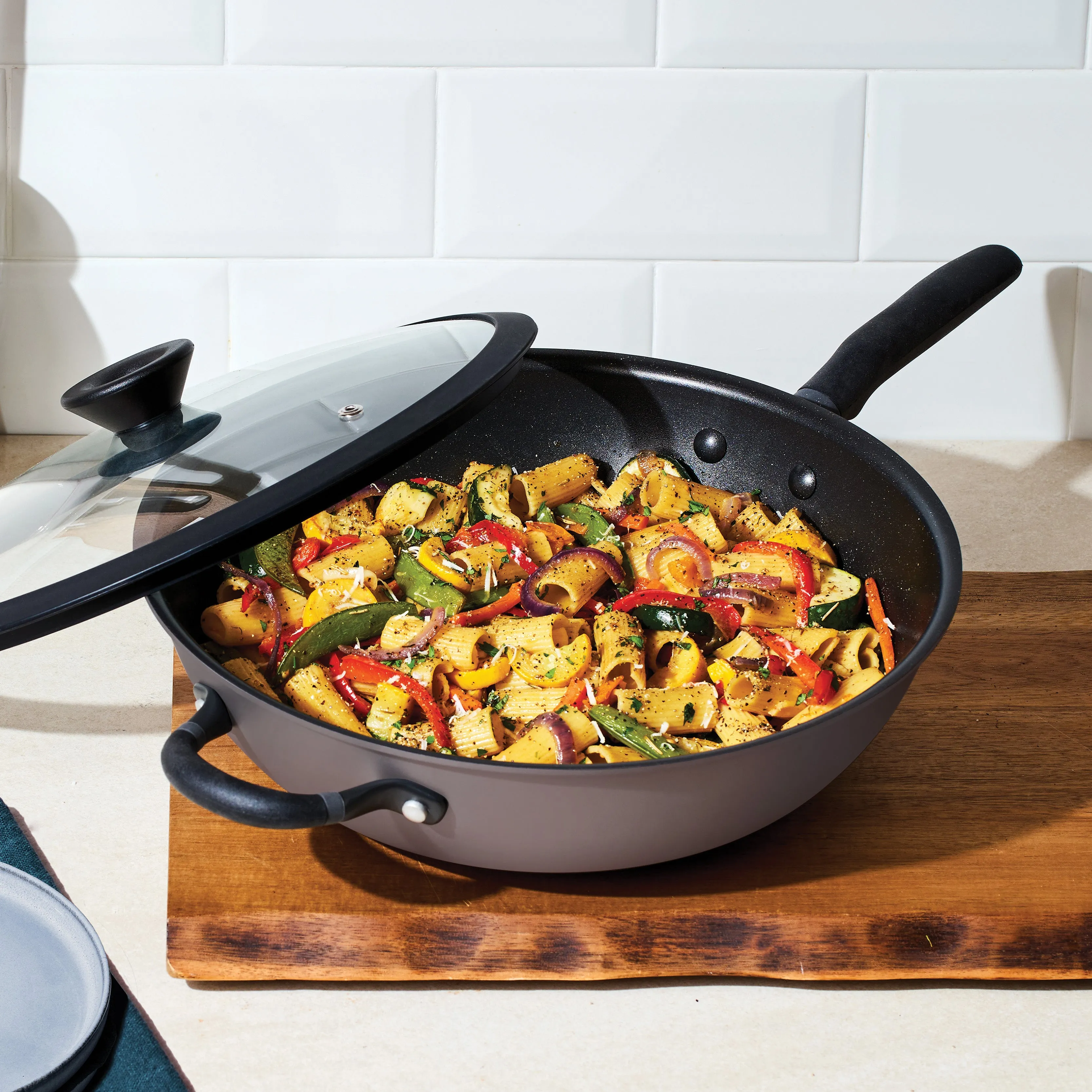 The io Nonstick Flat Bottom Wok: Designed With Chef David Chang