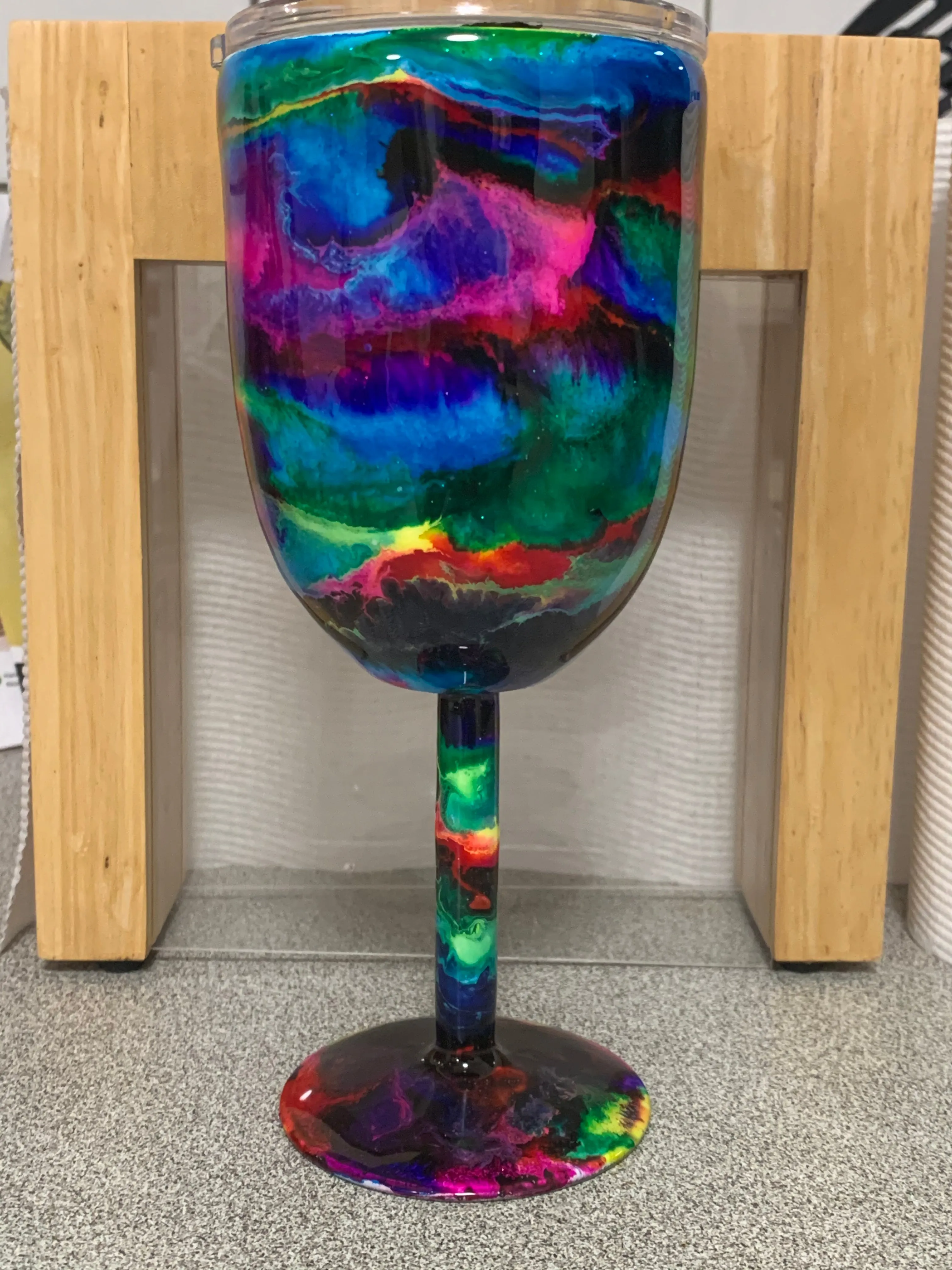 The Party Cup- Stemmed Resin Wine Goblet