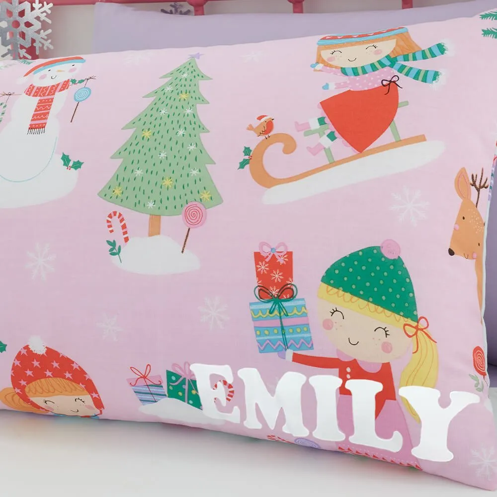 Time for Christmas Personalised Pillowcase