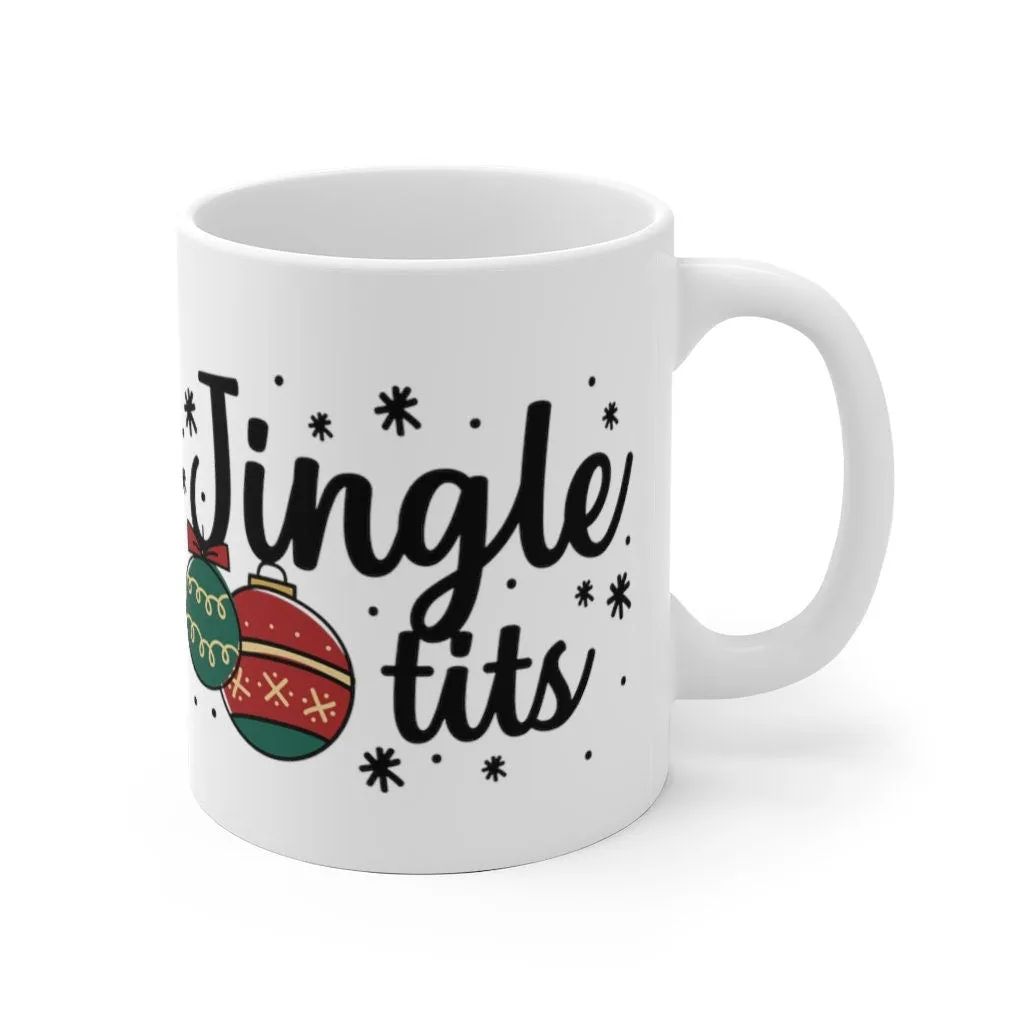 Tinsel Tits - Couples Christmas Mugs