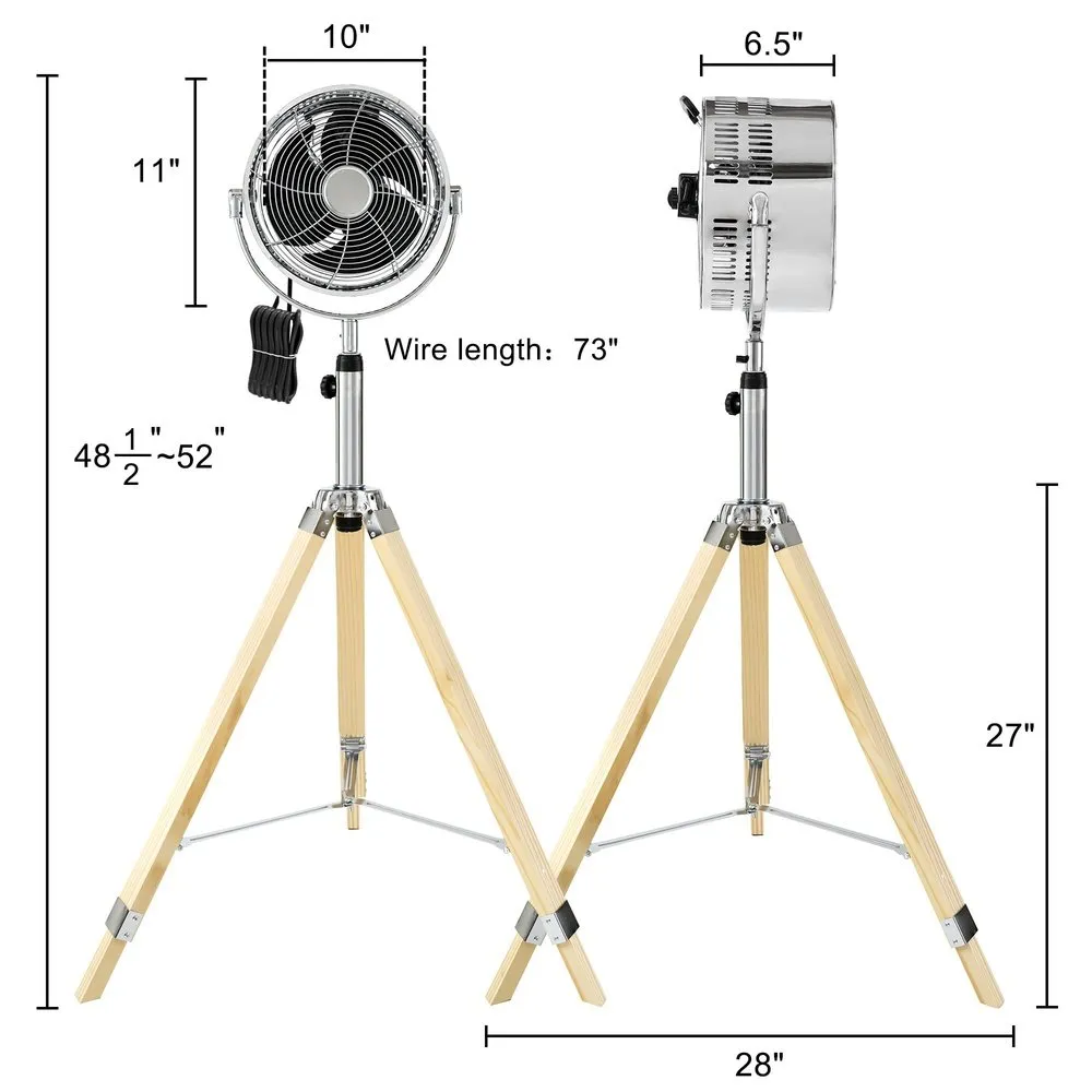 Tripod Pedestal Fan -10inch