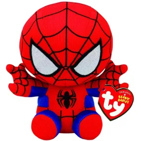 TY Beanie Boo Marvel Spider-Man Plush (Reg Size - 6 inches)