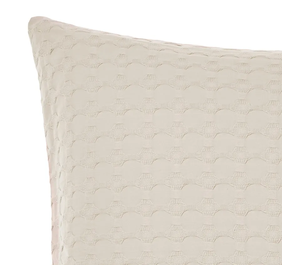 Vista European Pillowcase Pebble