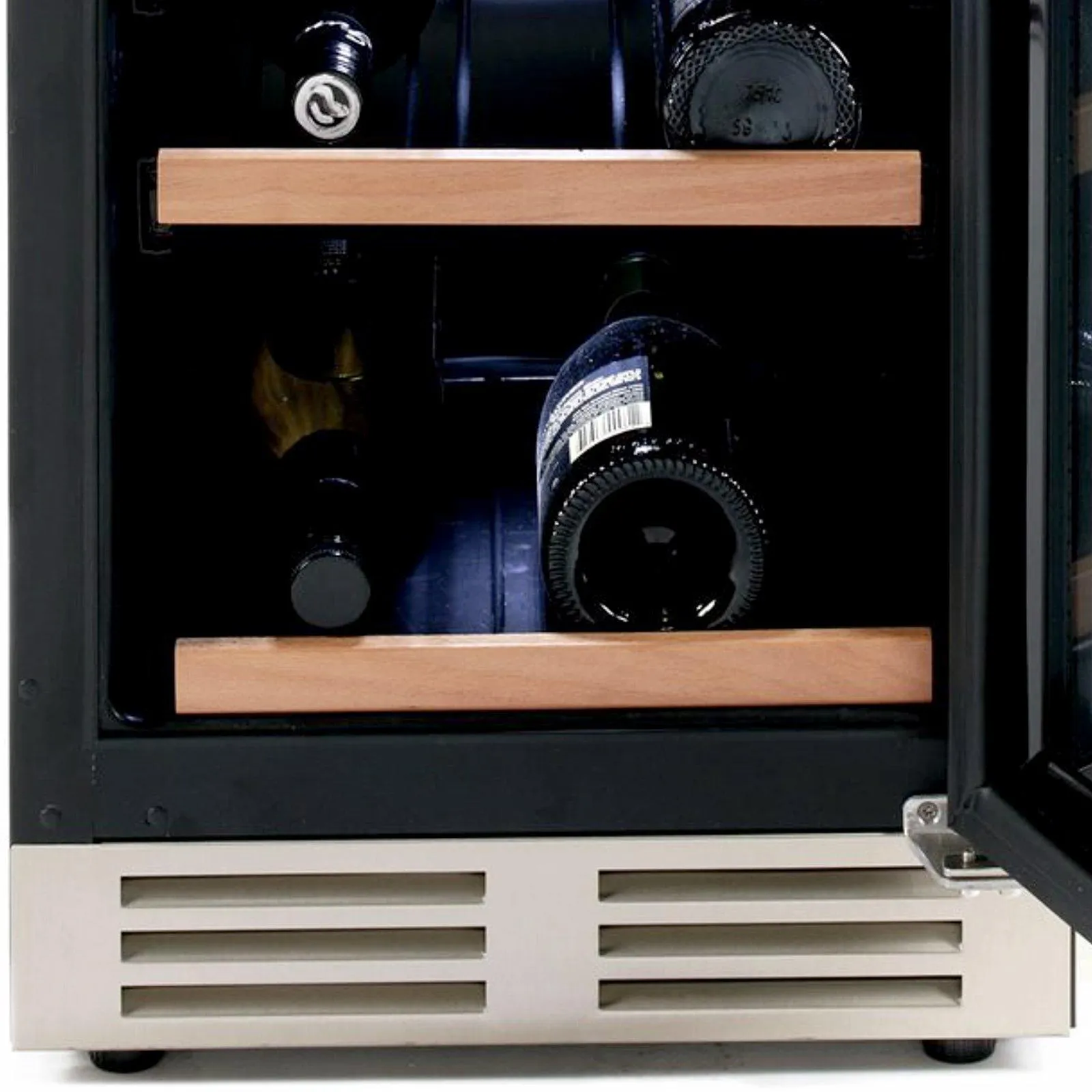 WCF282E3SD Avanti 28 Bottle DESIGNER Series Dual-Zone Wine Cooler - Stainless Steel / 28 Bottles