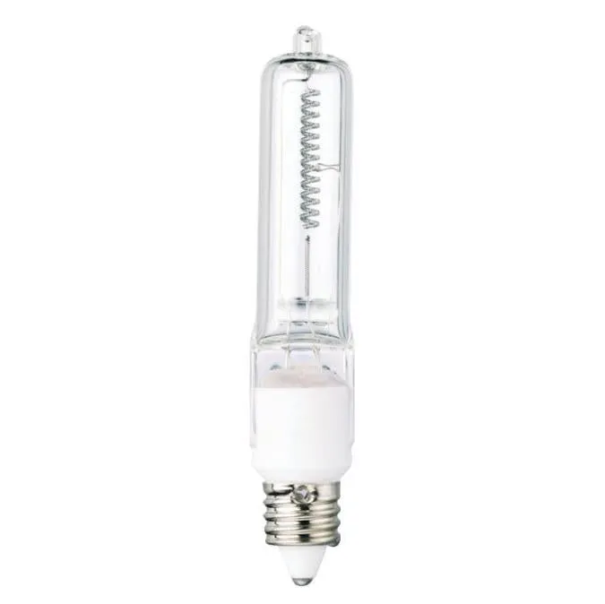 Westinghouse 0472300 50 Watt Halogen T4 Single-Ended Clear - 2900 Kelvin - Warm White - 600 Lumens - E11-Mini Candelabra Base - 120 Volt - Card