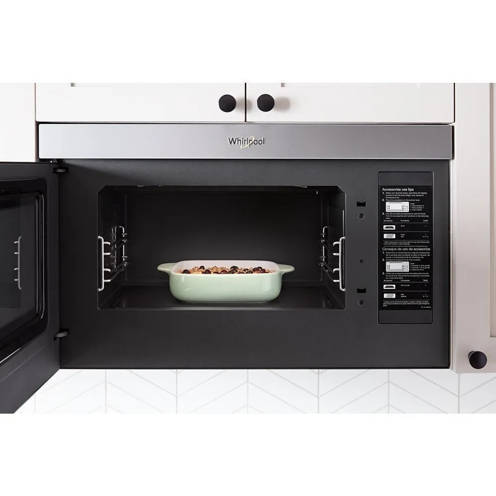 Whirlpool WMMF7330RV Air Fry Over- the-Range Oven with Flush Built-in Design