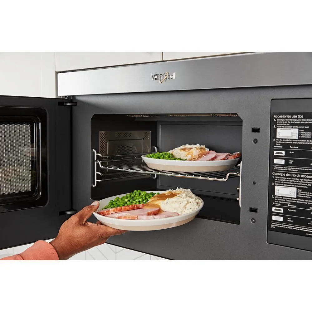 Whirlpool WMMF7330RV Air Fry Over- the-Range Oven with Flush Built-in Design