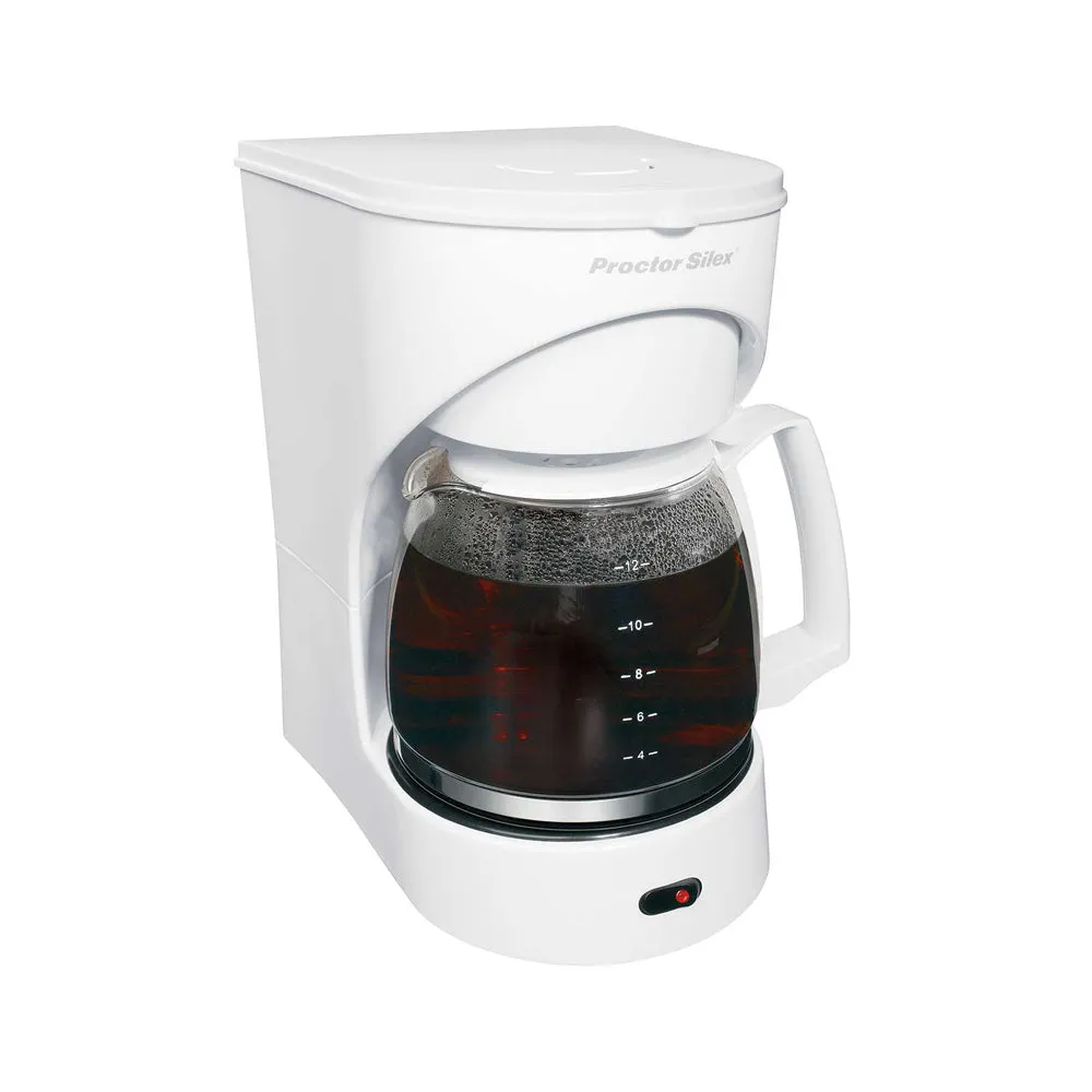 White Coffee Maker 12-cup 43501