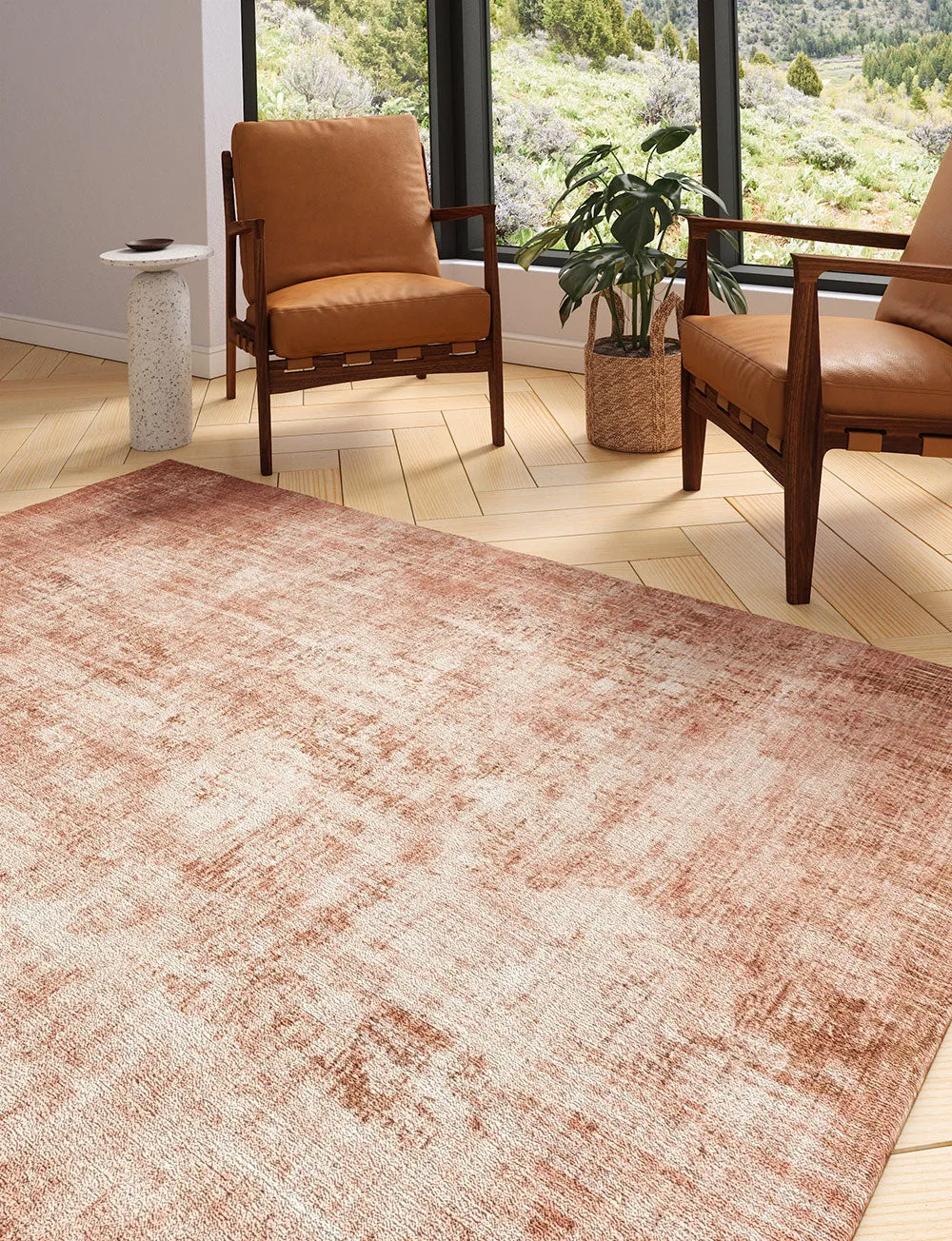 Willow Coral Beige Rug