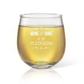 Wine & Dine Stemless Wine Glass