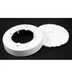 Wiremold® NM4 Nonmetallic Raceway Circular Fixture Box, Ivory