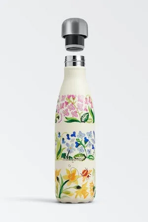 XB1050 Chilly's 500ml Water Bottle Emma Bridgewater Bottles Wildflower Walks