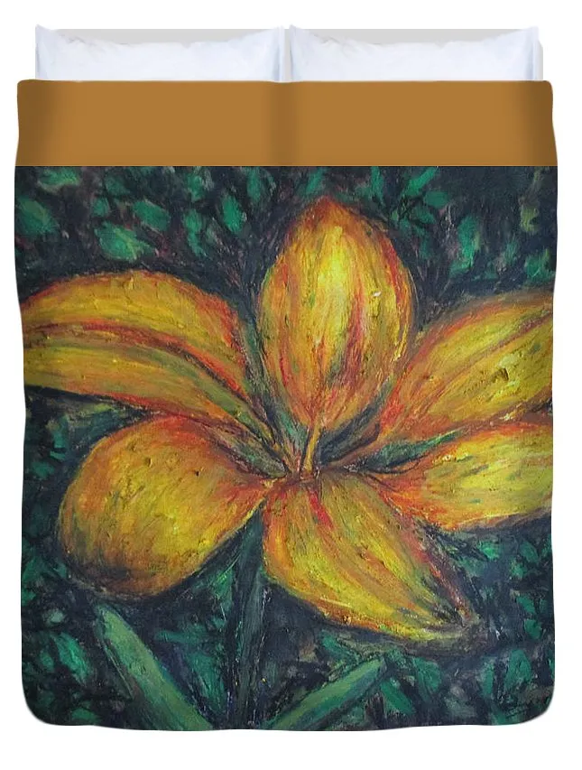 Yellow Petals - Duvet Cover