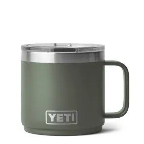 YETI Rambler 14oz Stackable Mug Camp Green