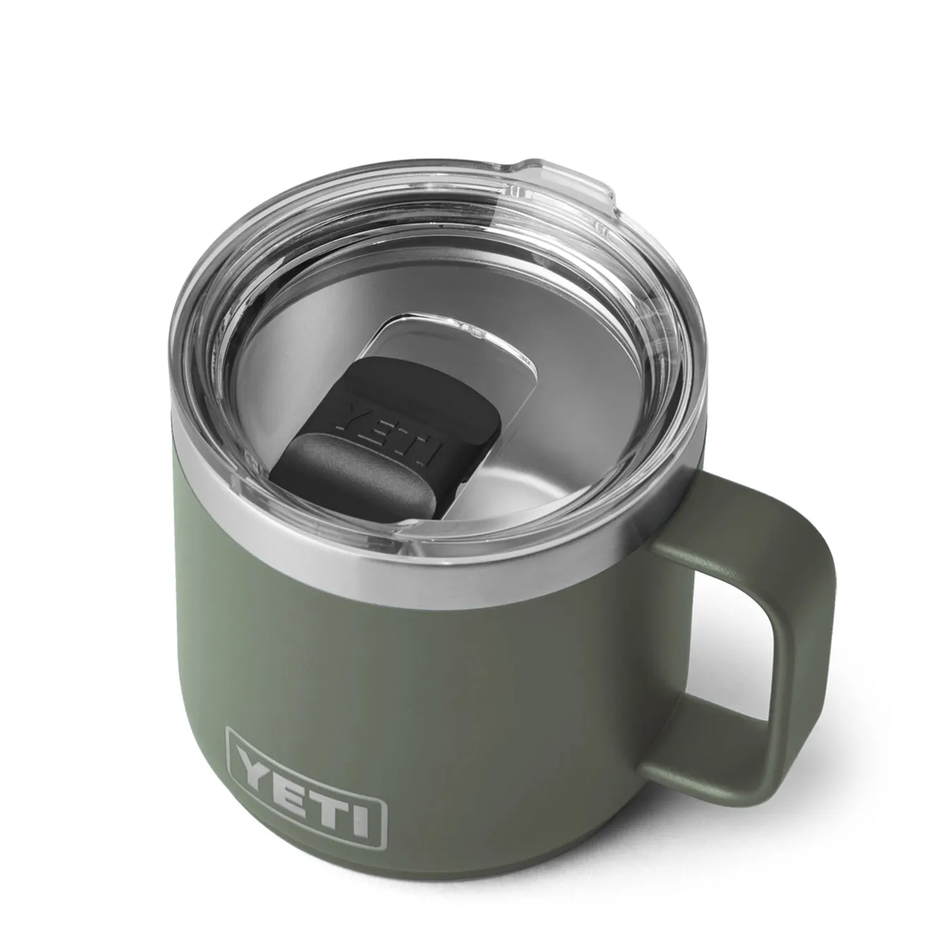 YETI Rambler 14oz Stackable Mug Camp Green