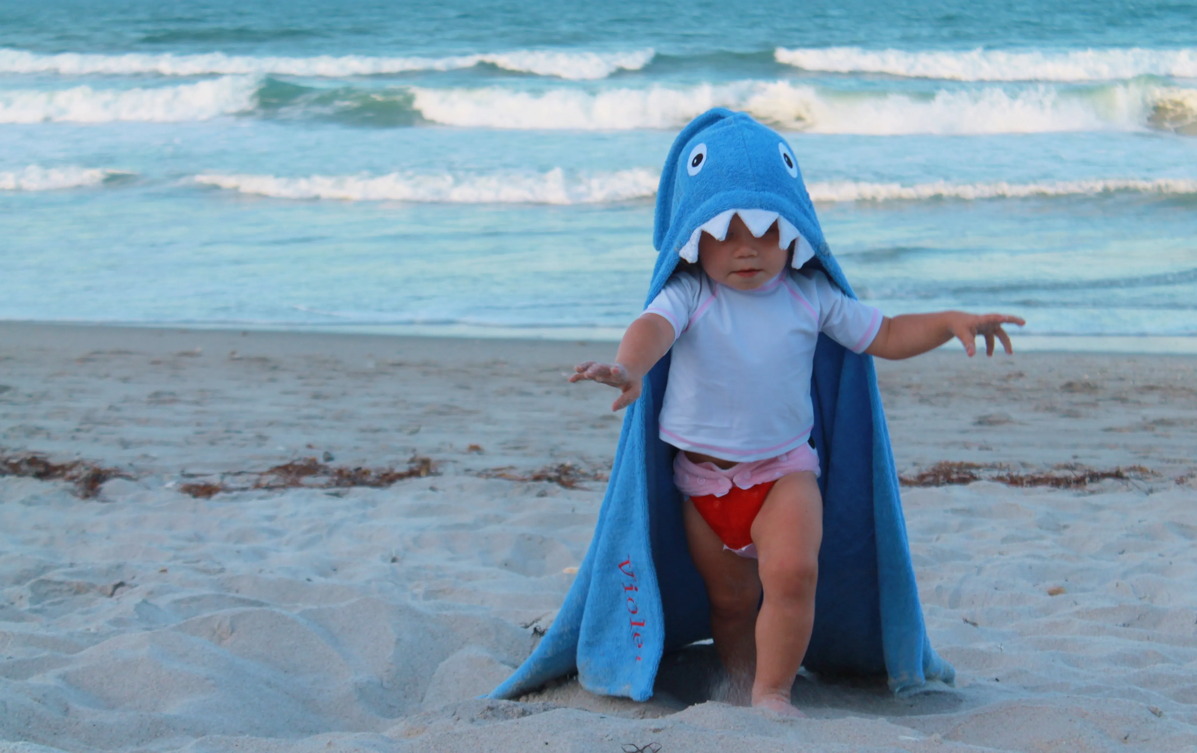 Yikes Twins - Shark Hooded Towel